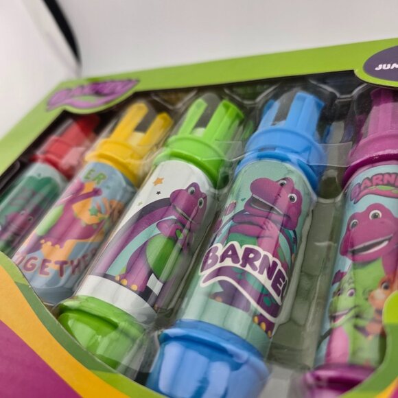 HIT Entertainment Limited Barney 5 Pieces Jumbo Chalk Holders for Kids NEW - Picture 4 of 6